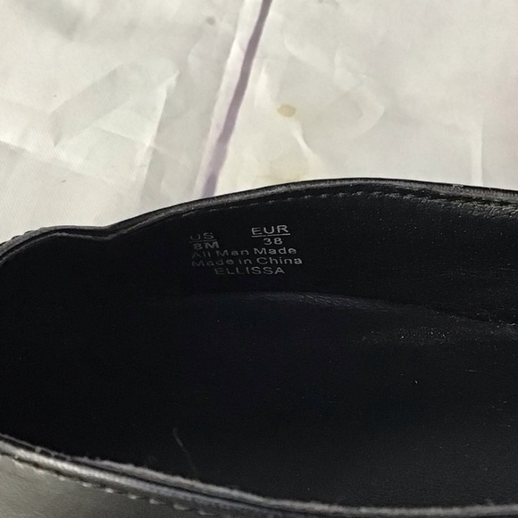 Circus by Sam Edelman Women's Flats Ellissa Pointed Toe Shoes Black/White Sz 8M - Picture 4 of 12